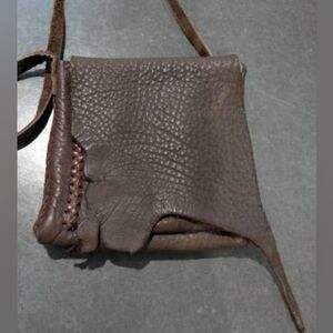 Handmade Italian Buffalo Hide Crossbody Bag